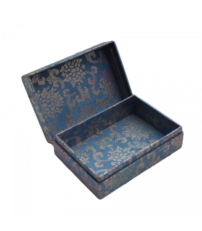 Blue Paper Box From Nepal| Handmade Paper Box For Sale