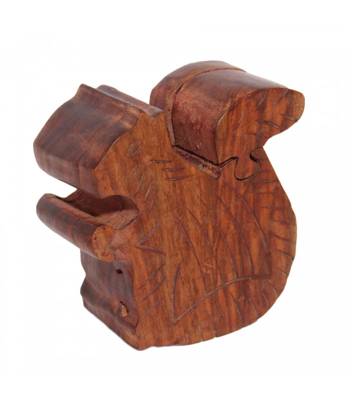 Wooden Rabbit Puzzle Box | Home Decor From Nepal For Sale