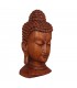 Wooden Sculpture Of Buddha’s Face